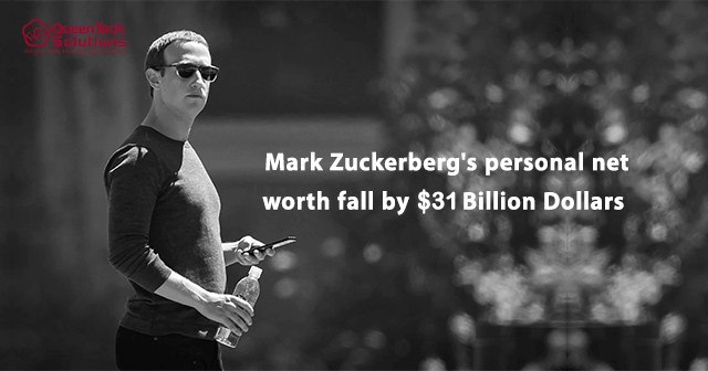 Mark Zuckerberg's net worth fall by $31 bn